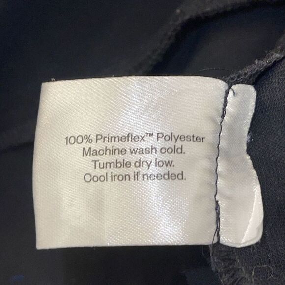 Ministry Of Supply Kinetic Sleeveless V Neck Side Slit Shift Dress Black Size 14 - Picture 11 of 11